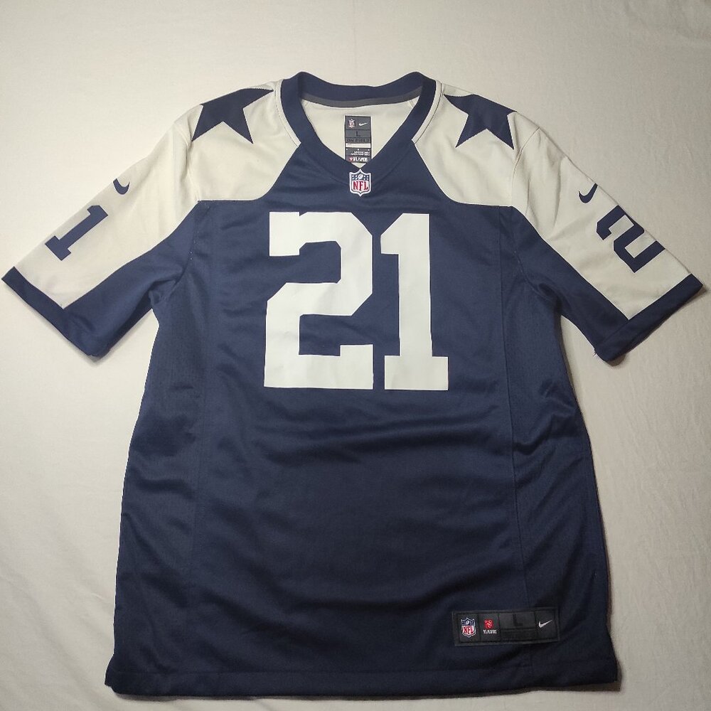 Dallas Cowboys Ezekiel Elliott Jersey Nike Adult L 21 NFL